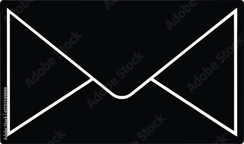 Envelope package vector icon.