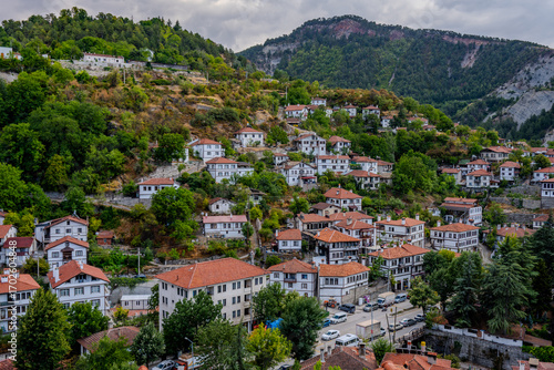 Wallpaper Mural Hillside houses of Göynük town Torontodigital.ca