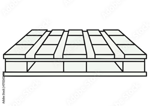 Black silhouette of a rolled log on a white background