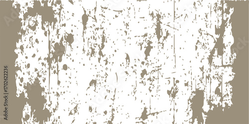 Vintage weathered brown grunge metal wall with a rusty, peeling paint texture