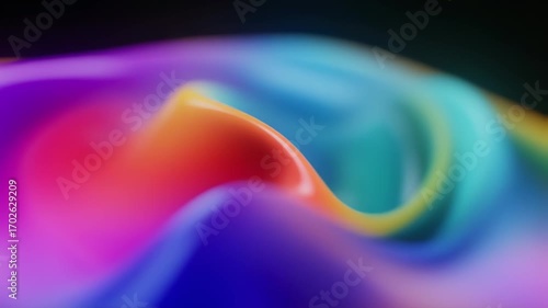 Abstract vibrant fluid colors