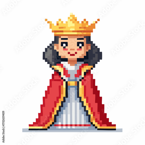 king of queen pixelart