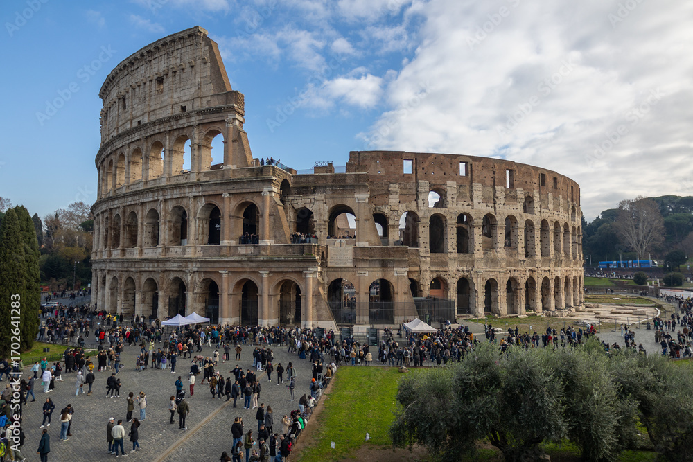 Obraz premium colosseum in rome italy