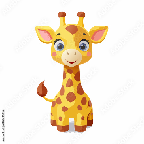 niedliches Giraffenbaby