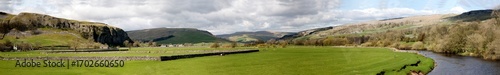 Wallpaper Mural A panoramic picture of Wharfedale, from Kilnsey Torontodigital.ca