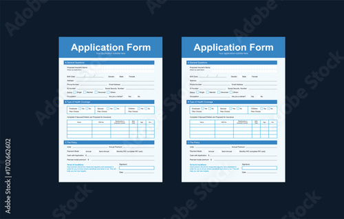 “Modern Form Design Templates – Admission Form, Permit Form, Invoice Form, Checklist Form & Editable Business Forms” 