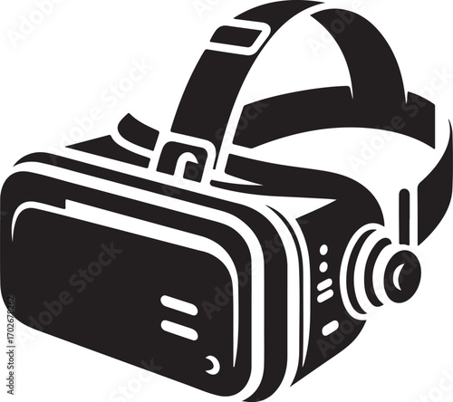 Virtual Reality Headset Silhouette