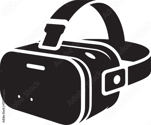 Virtual Reality Headset Silhouette