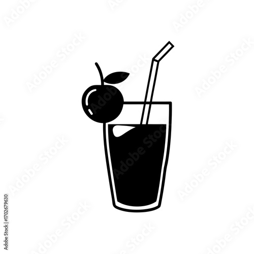 Silhouette of a single black cat sitting isolated on transparent background silhouette