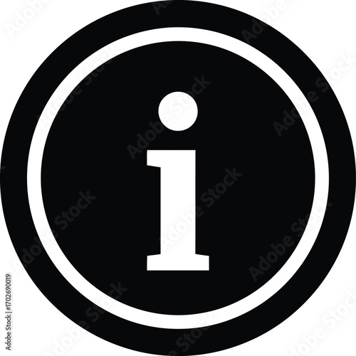 Information Symbol Icon Vector Design Illustration Isolated on White Background