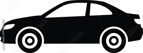 car wheel vector symbol
