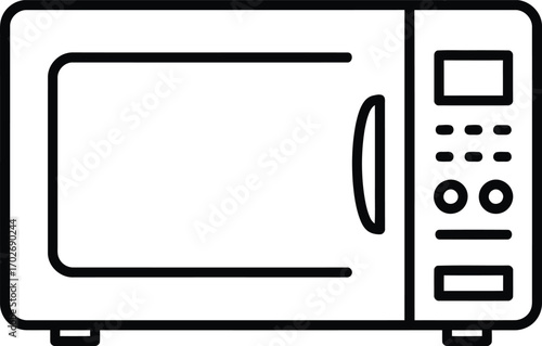 microwave vector icon