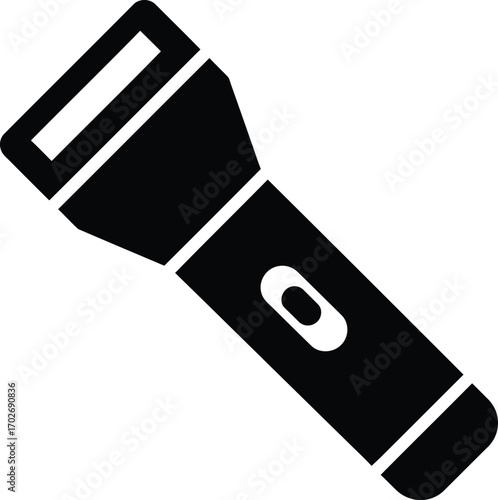 flashlight vector icon