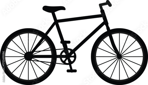bicycle tire vector icon