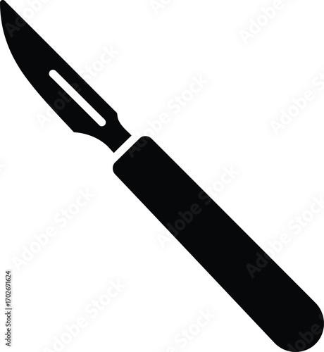 Vector scalpel vector icon Design