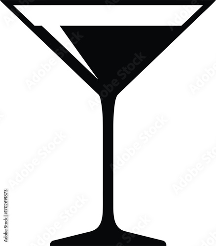 cocktail vector icon Isolated on White Background