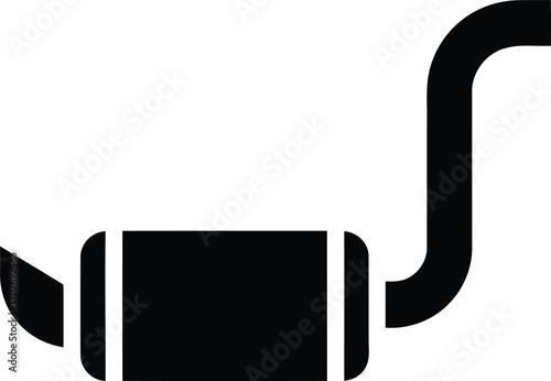 exhaust vector icon