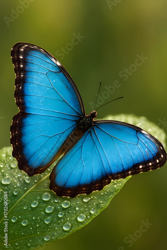 butterfly on a leaf