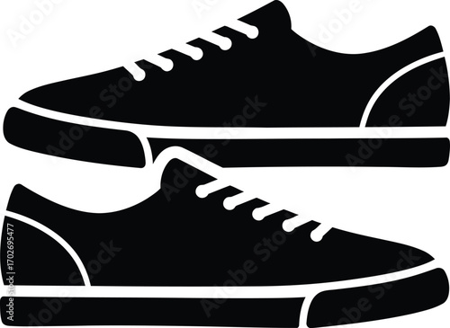 sneakers vector symbol