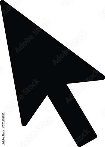 Pointer Cursor Arrow Icon Vector Design Illustration Isolated on White Background