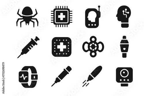 Diagnostic device guidance icon tool vector unit precision emer rapid molecular