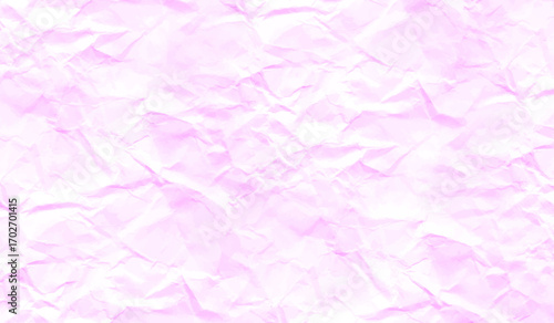 Wrinkled and crumpled pink paper texture with a rough surface creates a vintage design backdrop