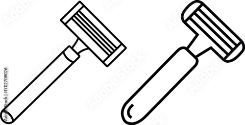 Simple graphic of a rod shape illustration for design needs