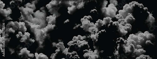 Dramatic storm cloud design for abstract moody atmospheric visual effects