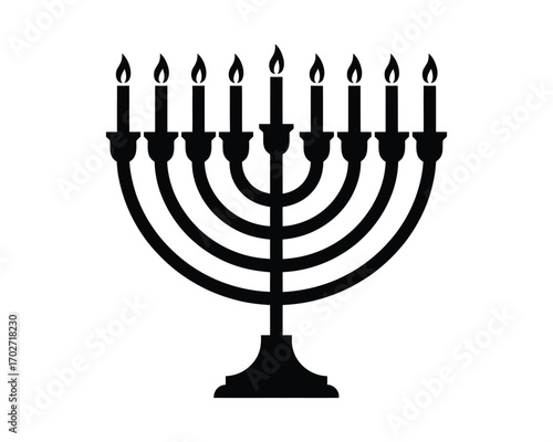 Menorah Symbol of Light and Hope for Hanukkah