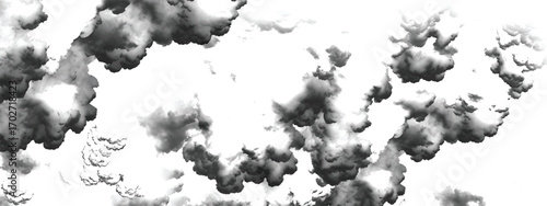 Dark moody storm cloud texture resembling natural turbulence in the sky