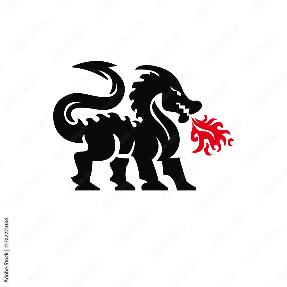 Fototapeta premium Dragon Logo