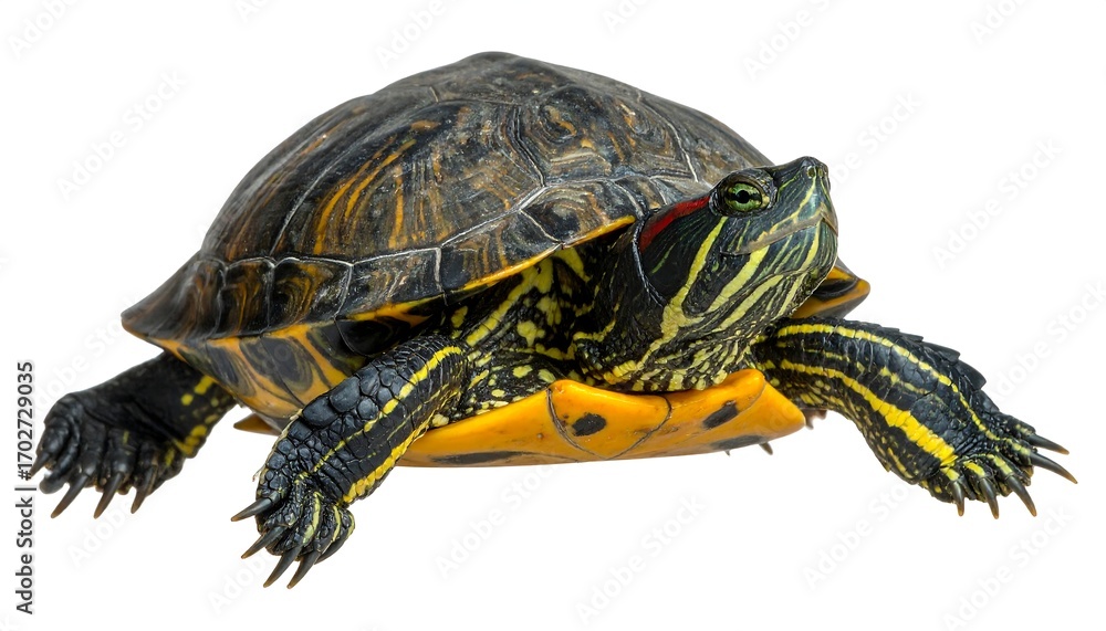Obraz premium Turtle in profile view