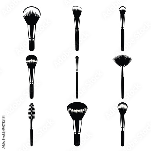 Makeup Brushes Collection Essential Tools for a Flawless Finish