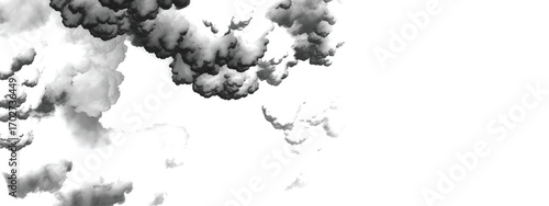 Rolling layered cloud texture resembling smoke in an abstract sky pattern