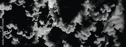 Dramatic storm cloud formation creating a moody atmospheric abstract background
