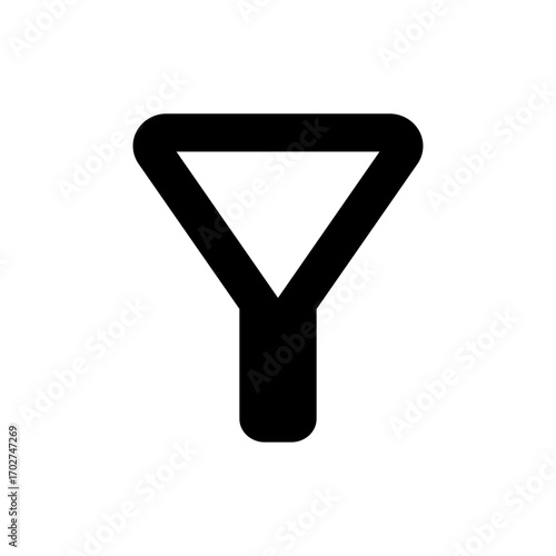 Filter Icon for UX/UI Interfaces  Funnel Symbol for Data Refinement, Sorting, and Content Control  Scalable Vector for Web, Mobile, and App Design
