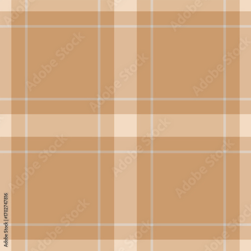 Ragged check background pattern, fancy vector seamless textile. Gingham tartan texture fabric plaid in orange and pastel colors.