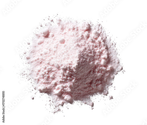 Light pink powder pile, top view (1)