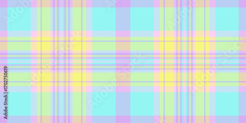 Soft pastel plaid. A bright and cheerful seamless pattern with intersecting lines. Perfect for backgrounds, textiles, and creative projects requiring a calm aesthetic.