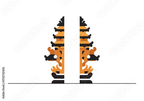 Cartoon Bomb Explosion Illustration.