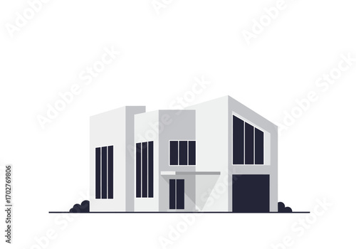 Modern Minimalist House Architectural Design.