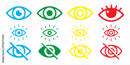 Eye symbol for privacy and loyality