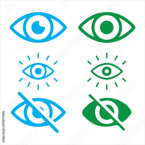 Eye symbol for privacy and loyality