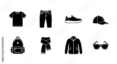 Clothing and Accessories A Collection of Silhouettes