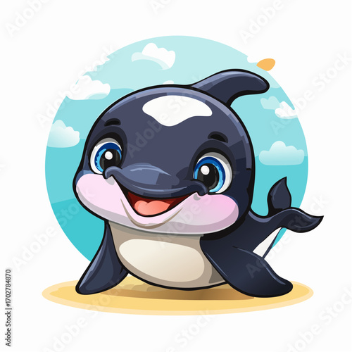 Niedlicher Orca