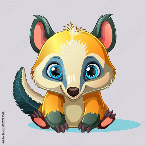 Niedlicher Ameisenbär