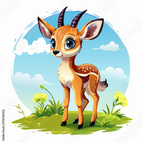 Niedliche Antilope 