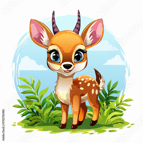 Niedliche Antilope 