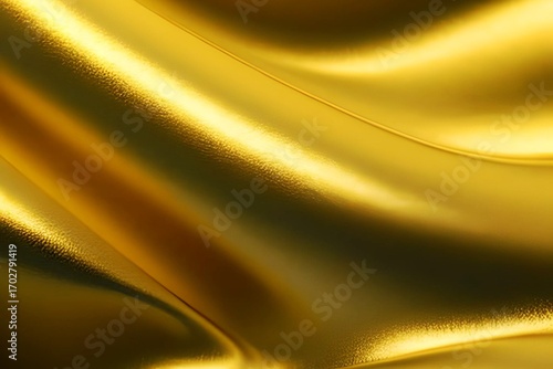 Gold Golden Background. Wave Effect.