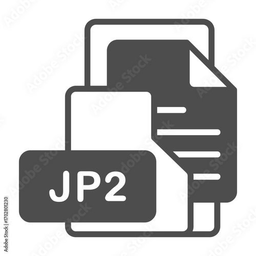 JP2 File Format Folder Icon